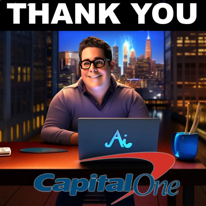 Capital One Presentation - Riding the AI Tsunami: My Insights on the Future of Finance and LLMs
